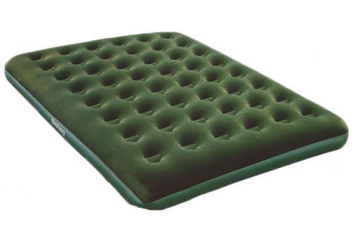 67555 Bestway Надувной матрас Flocked Air Bed(Queen) — D Cell Pump 203x152x22 см + насос на батарейках
