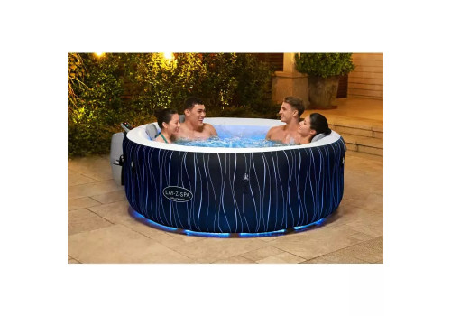 BestWay 60059 Надувное джакузи, LED-Whirlpool Hollywood AirJet, 196х66см