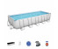 5611Z Bestway Прямоугольный каркасный бассейн 640х274х132см+фильтр-насос, лестница, тент